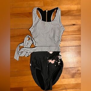 Albion “bon voyage” one piece swim suit